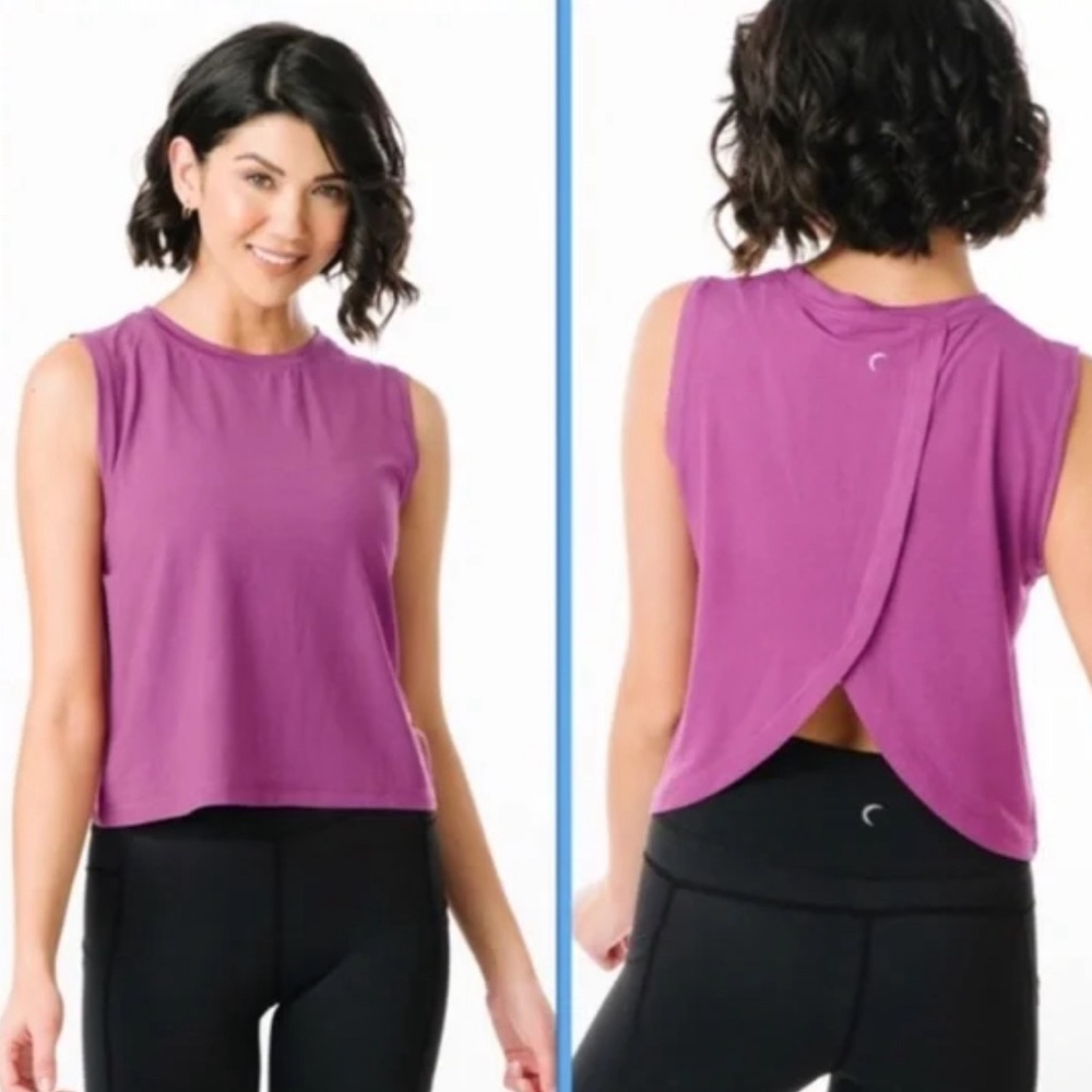 ZYIA light purple‎ Elegant Muscle Tank Size L